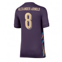 Camiseta Inglaterra Alexander-Arnold #8 Visitante Equipación para mujer Eurocopa 2024 manga corta